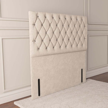 Moscow Floor Standing Headboard - Cream Naples