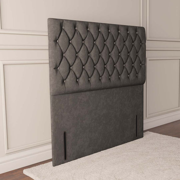 Moscow Floor Standing Headboard - Slate Grey Naples