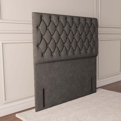 Moscow Floor Standing Headboard - Slate Grey Naples