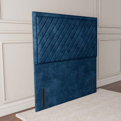 Oxford Floor Standing Headboard - Blue Coniston