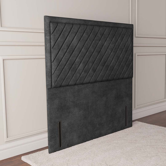 Oxford Floor Standing Headboard - Charcoal Coniston