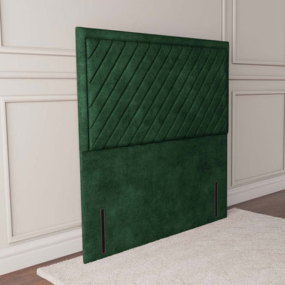 Oxford Floor Standing Headboard - Emerald Coniston