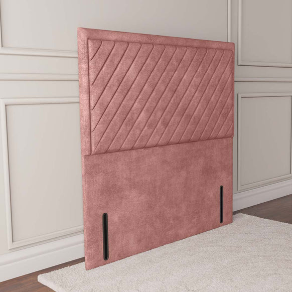 Oxford Floor Standing Headboard - Pink Coniston