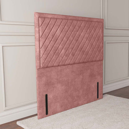 Oxford Floor Standing Headboard - Pink Coniston
