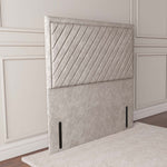 Oxford Floor Standing Headboard - Seal Grey Naples