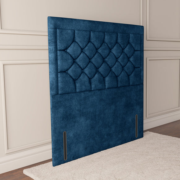 Panama Floor Standing Headboard - Blue Coniston