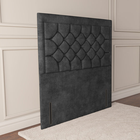 Panama Floor Standing Headboard - Charcoal Coniston