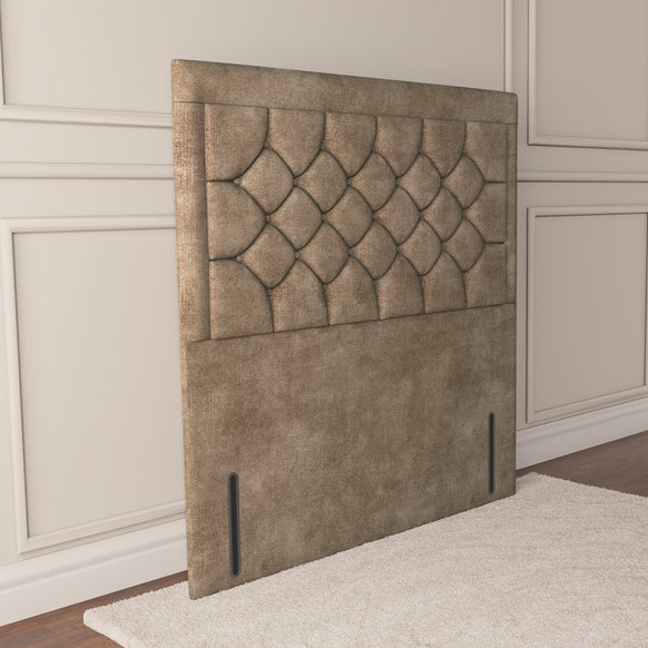 Panama Floor Standing Headboard - Mink Coniston