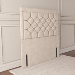Panama Floor Standing Headboard - Cream Naples