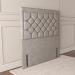 Panama Floor Standing Headboard - Seal Grey Naples