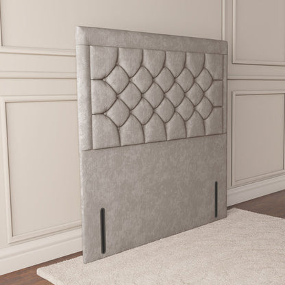 Panama Floor Standing Headboard - Seal Grey Naples