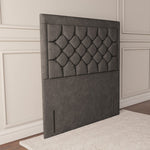 Panama Floor Standing Headboard - Slate Grey Naples