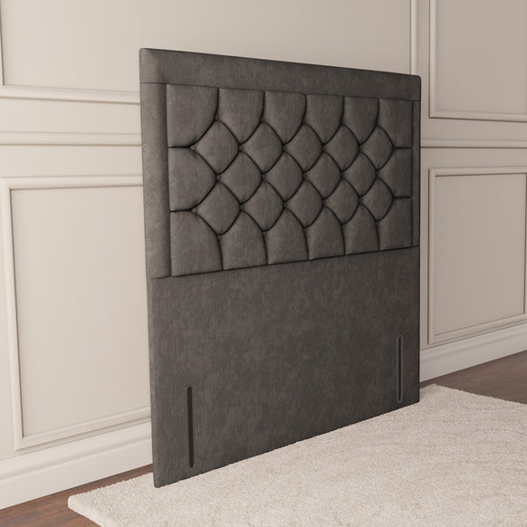 Panama Floor Standing Headboard - Slate Grey Naples