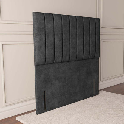 Prague Floor Standing Headboard - Charcoal Coniston