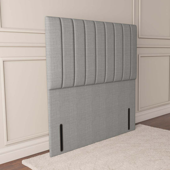 Prague Floor Standing Headboard - Silver Linoso