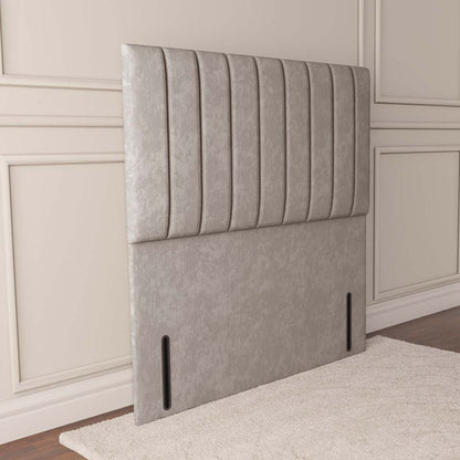 Prague Floor Standing Headboard - Charcoal Chenille