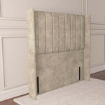 Prague Wingback Floor Standing Headboard - Almond Coniston