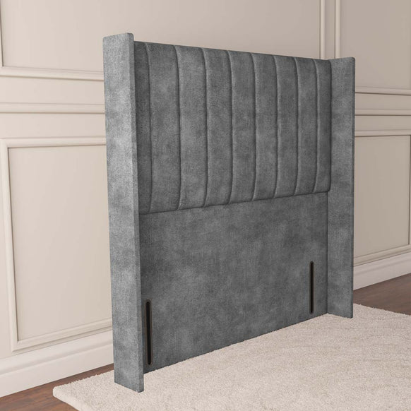 Prague Wingback Floor Standing Headboard - Armour Coniston