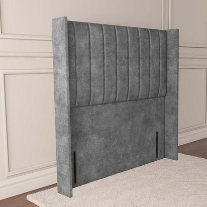 Prague Wingback Floor Standing Headboard - Armour Coniston
