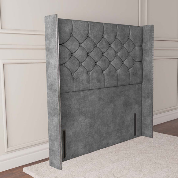 Paris Wingback Floor Standing Headboard - Armour Coniston