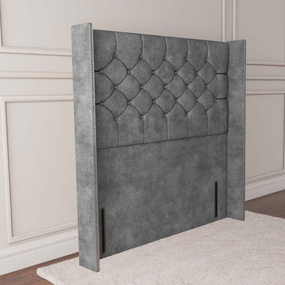 Paris Wingback Floor Standing Headboard - Armour Coniston