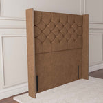 Paris Wingback Floor Standing Headboard - Mink Naples