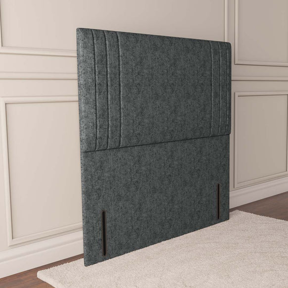 Rome Floor Standing Headboard - Charcoal Chenille