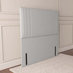 Rome Floor Standing Headboard - Silver Linoso