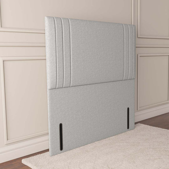 Rome Floor Standing Headboard - Silver Linoso