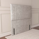 Rome Floor Standing Headboard - Seal Grey Naples