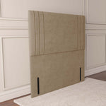 Rome Floor Standing Headboard - Mink Plush Velvet