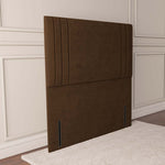 Rome Floor Standing Headboard - Mocca Plush Velvet