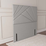 San Diego Floor Standing Headboard - Silver Linoso
