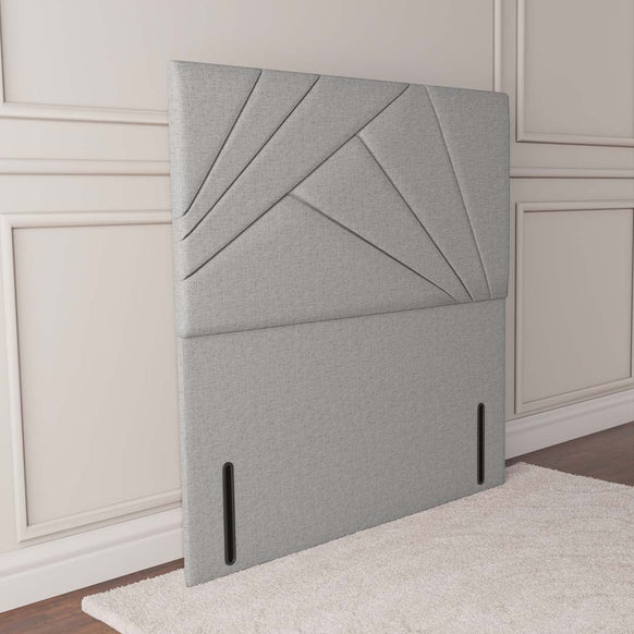 San Diego Floor Standing Headboard - Silver Linoso