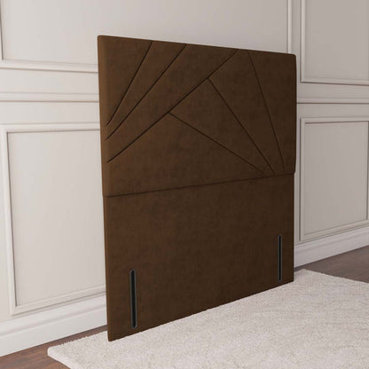 San Diego Floor Standing Headboard - Mocca Plush Velvet