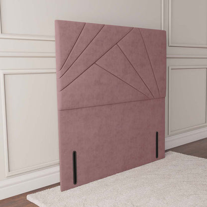 San Diego Floor Standing Headboard - Pink Plush Velvet