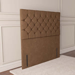 Seville Chesterfield Floor Standing Headboard - Mink Naples
