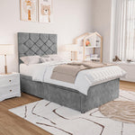 Seville Kids Chesterfield Divan Bed - Armour Coniston