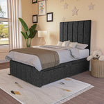 Sydney Kids Divan Bed - Black Chenille