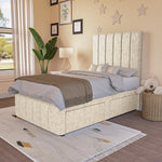 Sydney Kids Divan Bed - Cream Chenille