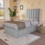 Sydney Kids Divan Bed - Silver Chenille
