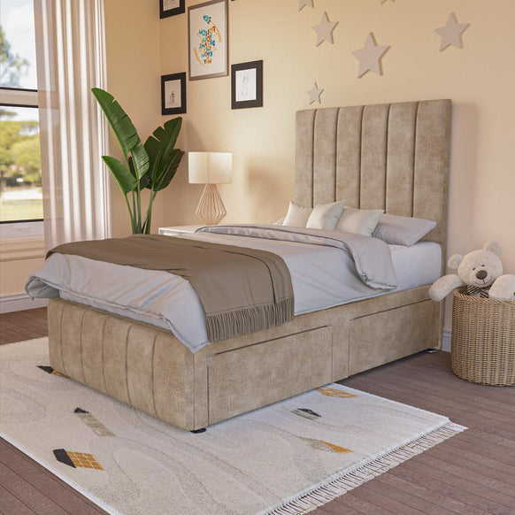 Sydney Kids Divan Bed - Mink Coniston