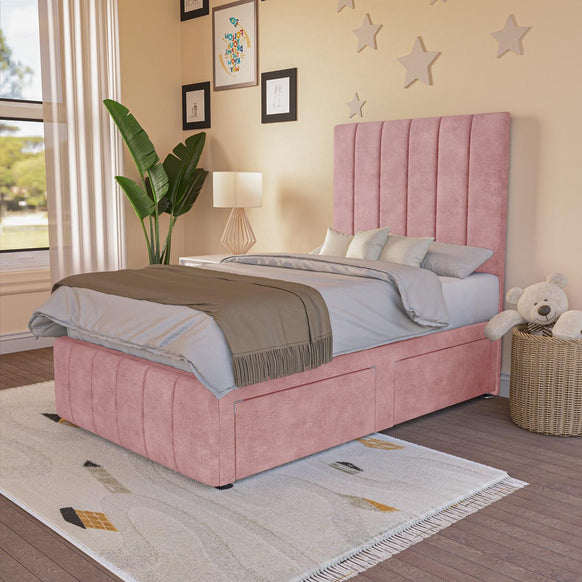 Sydney Kids Divan Bed - Pink Coniston
