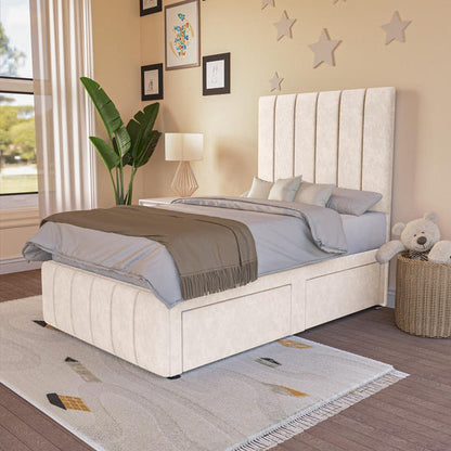 Sydney Kids Divan Bed - Cream Naples