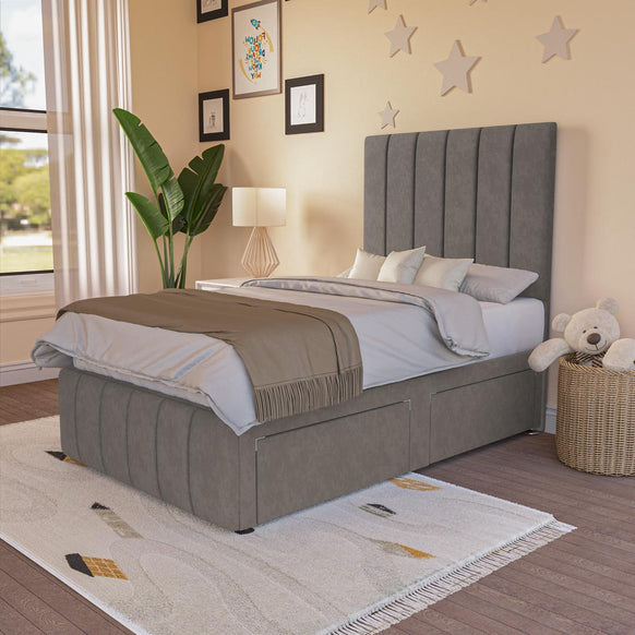 Sydney Kids Divan Bed - Slate Grey Naples