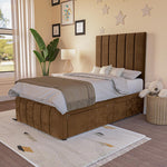 Sydney Kids Divan Bed - Mocca Plush Velvet