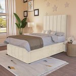 Sydney Kids Divan Bed - Cream Plush Velvet