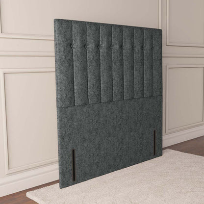 Tokyo Floor Standing Headboard - Charcoal Chenille