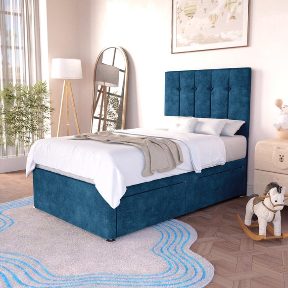 Tokyo Kids Divan Bed - Blue Coniston