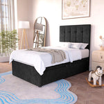 Prague Kids Divan Bed - Black Naples